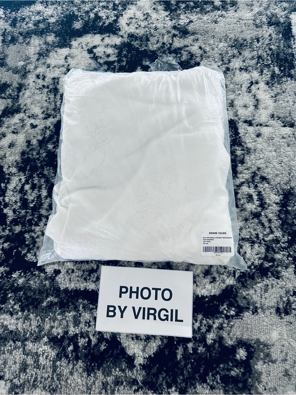Denim Tears The “Cotton Wreath” Sweatshirt Hoodie White Size XXL 100% Authentic